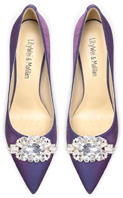 (W) Lily Wei Stiletto 'Rhinestone Púrpura' NN-213 Lookbook (W) Lily Wei Stiletto 'Rhinestone Púrpura' NN-213