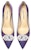 (Women) Lily Wei Stiletto 'Purple Rhinestone' NN-213