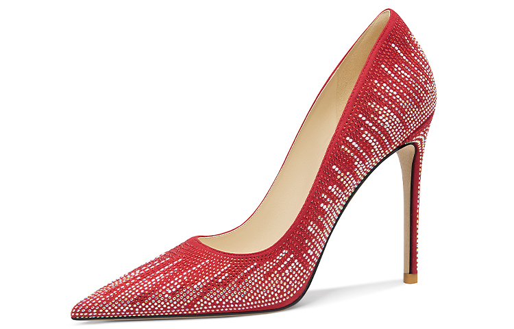 (Women) Lily Wei Stiletto 'Red Velvet Fashion' NN-456