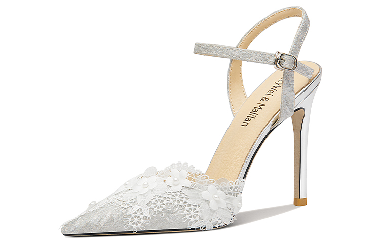 (Women) Lily Wei Stiletto 'Silver Comfort' NN-390