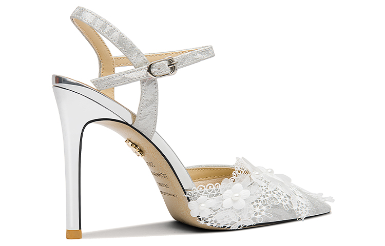 Order (W) Lily Wei 高跟鞋 '银色舒适' NN-390