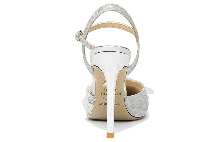 Shop (W) Lily Wei 高跟鞋 '银色舒适' NN-390