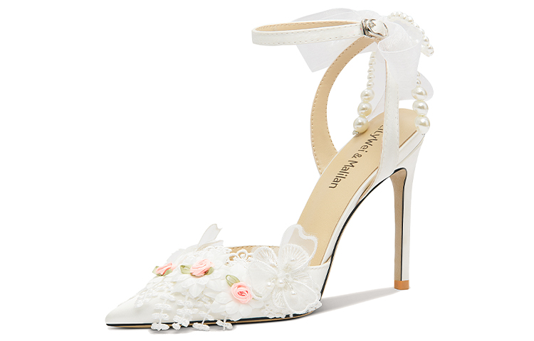 (Women) Lily Wei Stiletto 'Simple Versatile White' NN-415