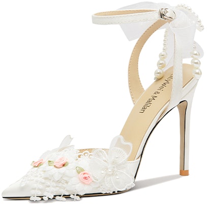 (Women) Lily Wei Stiletto 'Simple Versatile White' NN-415 Buy (Women) Lily Wei Stiletto 'Simple Versatile White' NN-415