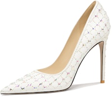 (Women) Lily Wei Stiletto 'Simplistic Elegance White' NN-455 (Women) Lily Wei Stiletto 'Simplistic Elegance White' NN-455