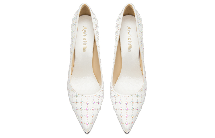 Lookbook (W) Lily Wei Stiletto 'Elegan Ringkas Putih' NN-455