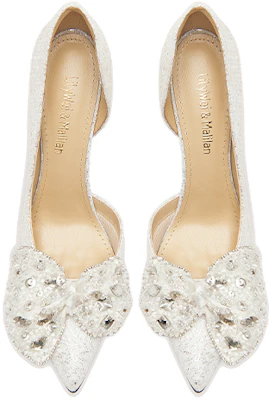 (W) Lily Wei Stiletto 'Pita Payet Putih' NN-546 Shop (W) Lily Wei Stiletto 'Pita Payet Putih' NN-546