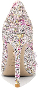 (Women) Lily Wei Stiletto Heels 'Sparkling Pink Gemstone Flower Bow' NN-552 Shop (Women) Lily Wei Stiletto Heels 'Sparkling Pink Gemstone Flower Bow' NN-552