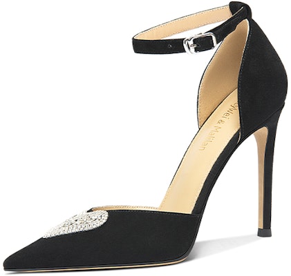 (W) 莉莉微细高跟鞋“奥黛丽赫本黑钻晚礼鞋” L-064 Buy (W) 莉莉微细高跟鞋“奥黛丽赫本黑钻晚礼鞋” L-064