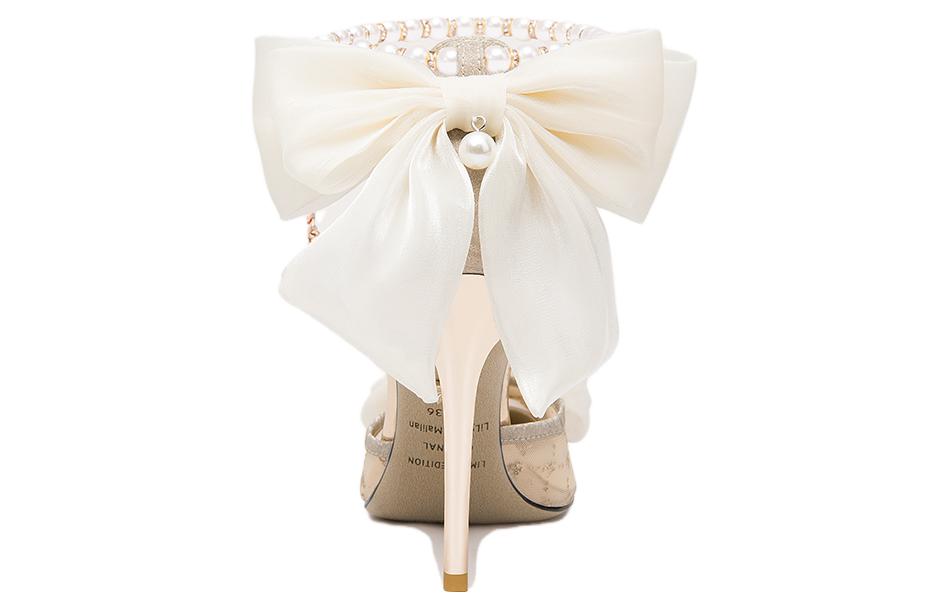 Shop (W) 莉莉·魏 高跟鞋‘香槟花卉珍珠’ NN-432