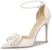 (W) Lily Wei Stiletto Tumit Tinggi 'Fesyen Selesa Putih' NN-271