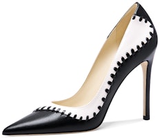 (Women) Lily Wei Stiletto High Heels 'French Pointed Toe Black' NN-474 (Women) Lily Wei Stiletto High Heels 'French Pointed Toe Black' NN-474