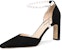 (W) Lily Wei Kasut Tumit Tinggi Stiletto 'Pearl Black' L-029