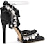 Order (W) Lily Wei Stiletto Heels 'Black Pearl Ribbon' - Kasut Tumit Tinggi Malam NN-248