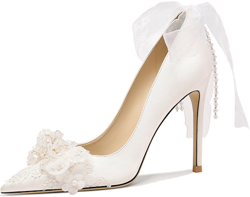 (W) Lily Wei Stiletto Tumit Tinggi 'Memori Putih Bersama Riben' NN-189 Buy (W) Lily Wei Stiletto Tumit Tinggi 'Memori Putih Bersama Riben' NN-189