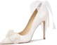 Buy (W) Lily Wei Stiletto Tumit Tinggi 'Memori Putih Bersama Riben' NN-189