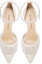 Lookbook (W) Sepatu Hak Tinggi Lily Wei 'Putih Jala dengan Mutiara Kristal' L-043