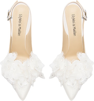 (W) 莉莉·薇细高跟鞋 '莹玉白' NN-398 Lookbook (W) 莉莉·薇细高跟鞋 '莹玉白' NN-398