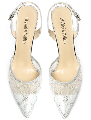(Women) Lily Wei Stiletto High Heels 'Yun Shui Yao Silver Mesh' NN-425 Lookbook (Women) Lily Wei Stiletto High Heels 'Yun Shui Yao Silver Mesh' NN-425