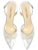 (W) Lily Wei Stiletto Tumit Tinggi 'Yun Shui Yao Silver Mesh' NN-425