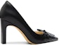 Order (W) Lily Wei Stiletto Mules 'Summer Night Black' Kasut Tumit Tinggi Malam Hitam M1-096