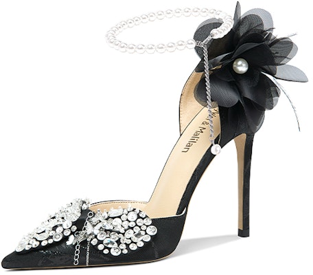 (Women) Lily Wei Stiletto Pumps 'Black Diamond' NN-376 Buy (Women) Lily Wei Stiletto Pumps 'Black Diamond' NN-376
