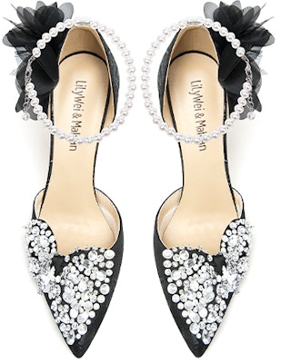 (W) Lily Wei Tacones de Aguja 'Diamante Negro' NN-376 Lookbook (W) Lily Wei Tacones de Aguja 'Diamante Negro' NN-376
