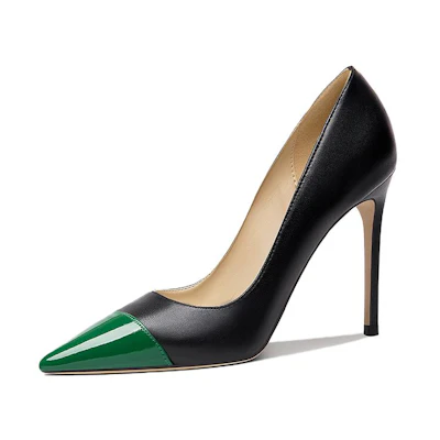 (W) Lily Wei Stiletto Pumps 'Colorblock Pointed Toe'