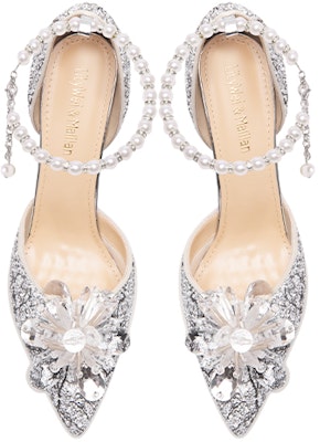 (Women) Lily Wei Stiletto Pumps 'Jade Porcelain Black Pearl' NN-537 Shop (Women) Lily Wei Stiletto Pumps 'Jade Porcelain Black Pearl' NN-537