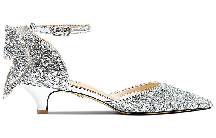 Order (W) (レディース)リリーウェイ スティレットサンダル「シルバーシーケン蝶結び」NN-139-a NN-139-a