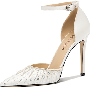 (W) (女性) リリィ・ウェイ スティレットサンダル「ホワイトクリスタル」L-046 L-046 Buy (W) (女性) リリィ・ウェイ スティレットサンダル「ホワイトクリスタル」L-046 L-046