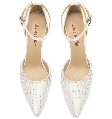 (Women) Lily Wei Stiletto Sandals 'White Crystal' L-046 Lookbook (Women) Lily Wei Stiletto Sandals 'White Crystal' L-046