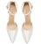 (W) Sandal Tumit Tinggi Lily Wei 'Kristal Putih' L-046