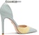 (W) Lily Wei Tumit Stiletto 'Blue Patent' NN-540