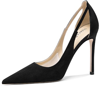 (W) Lily Wei 黑影绒面8厘米露趾高跟鞋 NN-408 Buy (W) Lily Wei 黑影绒面8厘米露趾高跟鞋 NN-408