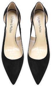 (W) Lily Wei 黑影绒面8厘米露趾高跟鞋 NN-408 Lookbook (W) Lily Wei 黑影绒面8厘米露趾高跟鞋 NN-408