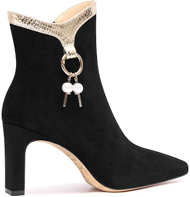 (W) Lily Wei Boots Suede Fashion Zip Samping Hak 7.5cm M2-063 Details for (W) Lily Wei Boots Suede Fashion Zip Samping Hak 7.5cm M2-063