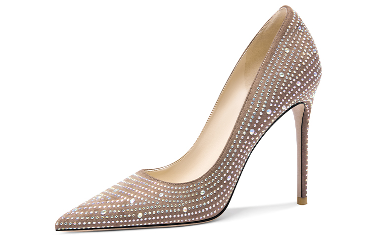 Buy (W) (女性用) リリー・ウェイ スエードハイヒール 'キャラメルブラウン' NN-475 NN-475