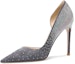 Buy (W) Lily Wei Suede Tumit Tinggi Kelabu 'Kasut Tumit Kristal Perancis' NN-468