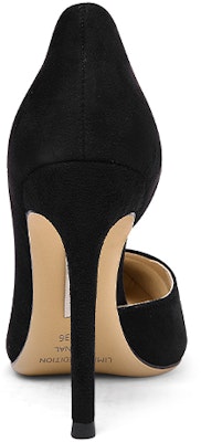 (Women) Lily Wei Suede Mule High Heels 'Black Hollow' NN-134 Shop (Women) Lily Wei Suede Mule High Heels 'Black Hollow' NN-134