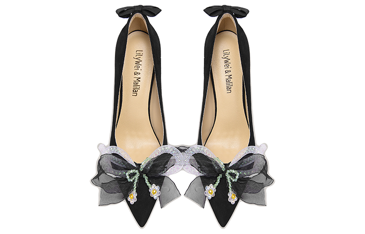 Lookbook (W) (女性用) リリー・ウェイ スエード スリッポン『ブラック』NN-098 NN-098