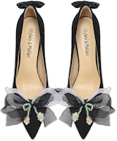 (W) Lily Wei Zapatillas Suede Sin Cordones 'Negro' NN-098 Lookbook (W) Lily Wei Zapatillas Suede Sin Cordones 'Negro' NN-098