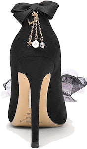 (W) Lily Wei Suede Slip-On 'Hitam' NN-098 Shop (W) Lily Wei Suede Slip-On 'Hitam' NN-098