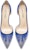 (W) Lily Wei Suede Stiletto Tumit Tinggi 'Biru' NN-466