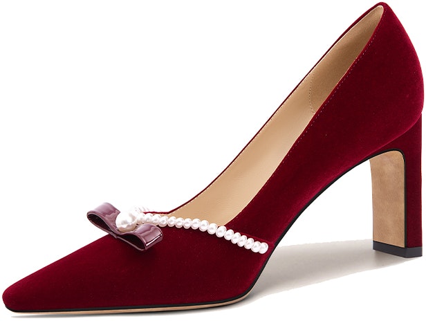 women-lily-wei-velvet-pearl-comfort-high-heels-red-velvet-m1-101