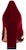 (W) Lily Wei Kasut Tumit Tinggi Mutiara Velvet 'Red Velvet' M1-101