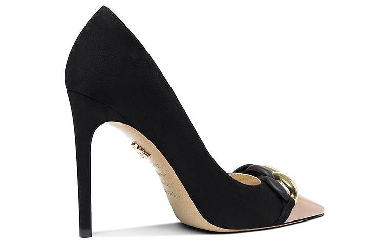 Order (W) 릴리웨이 벨벳 스틸레토 10cm '블랙핑크' (Lily Wei Velvet Stiletto 10cm 'Blackpink') NN-445