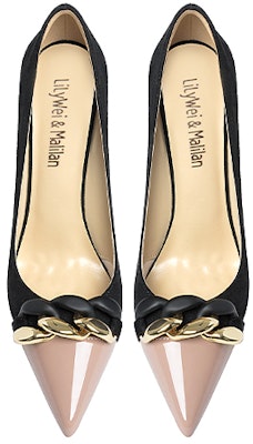 (W) 릴리웨이 벨벳 스틸레토 10cm '블랙핑크' (Lily Wei Velvet Stiletto 10cm 'Blackpink') NN-445 Lookbook (W) 릴리웨이 벨벳 스틸레토 10cm '블랙핑크' (Lily Wei Velvet Stiletto 10cm 'Blackpink') NN-445