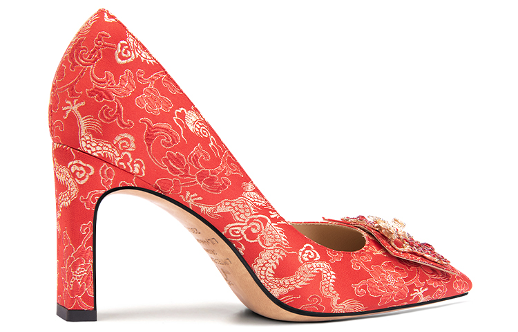 (W) Lily Wei Xixiuyuan High Heels 'Red Embroidery' 圖 2