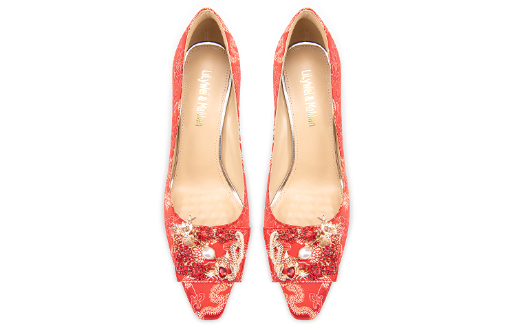 (W) Lily Wei Xixiuyuan High Heels 'Red Embroidery' 圖 3